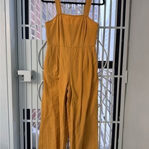 Women's Mustard Jumpsuit